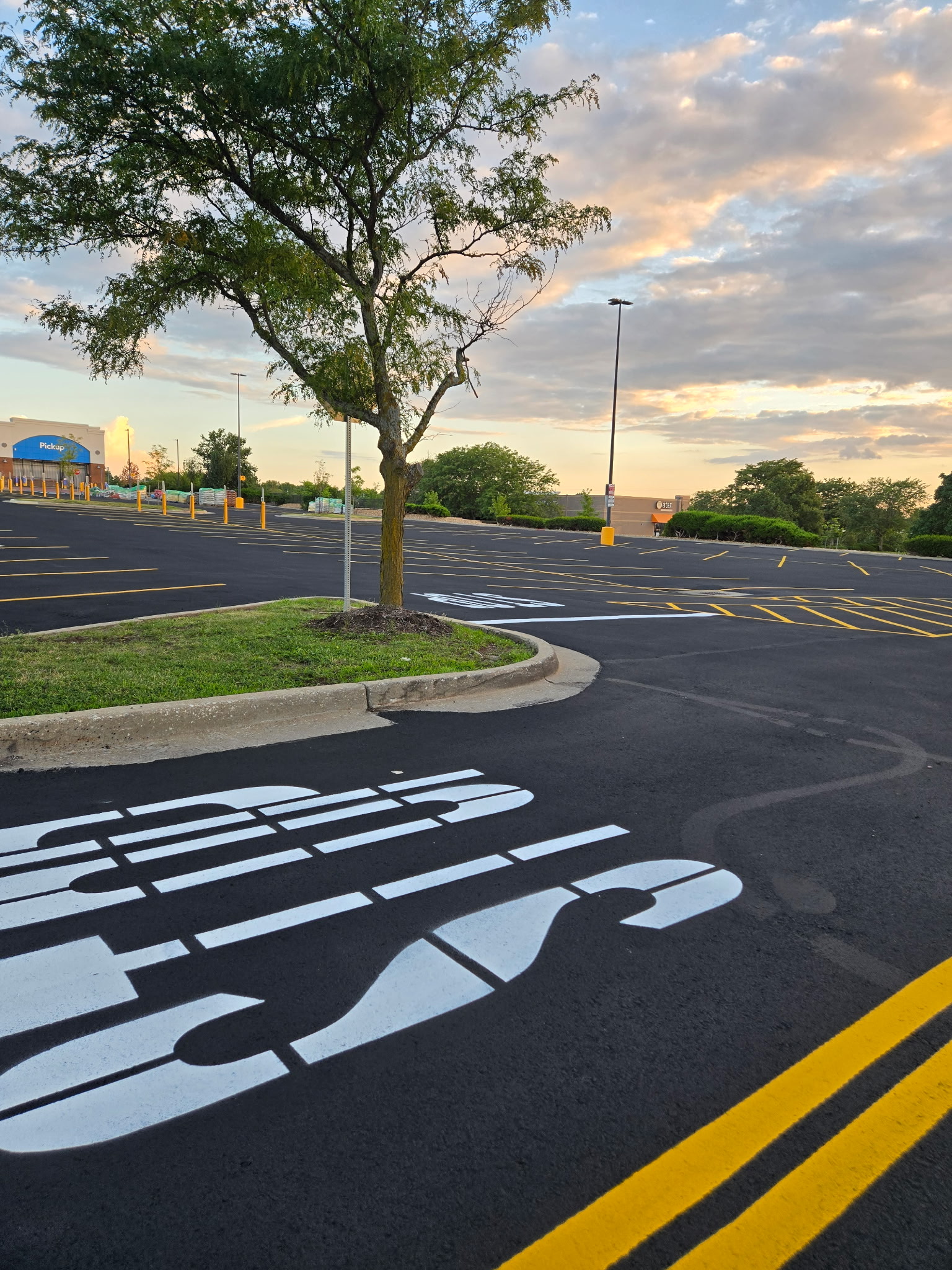 Preferred Asphalt and Concrete Walmart Parking Lot6