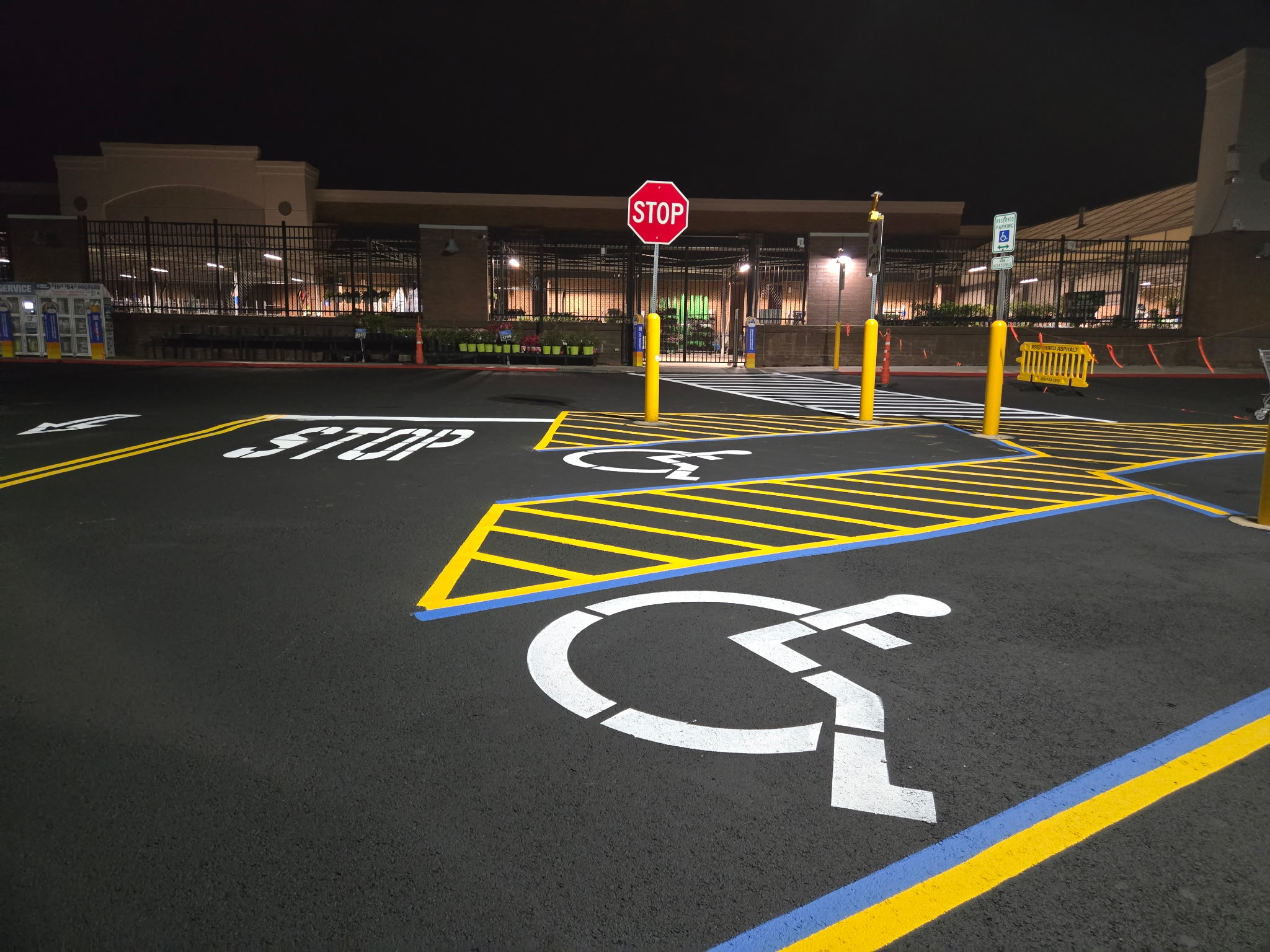 Preferred Asphalt and Concrete Walmart Parking Lot9